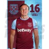Mark Noble West Ham United FC A3 Poster 20/21