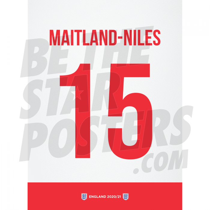 Maitland Niles England Shirt Poster 20/21