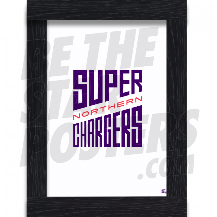 Super Northern Chargers The 100 Framed A3 Poster