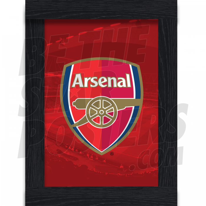  Arsenal FC Crest Framed A3 Poster