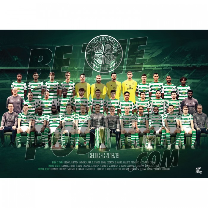 Celtic FC A3 2018/19 Squad Poster - Official Licensed A3 Poster