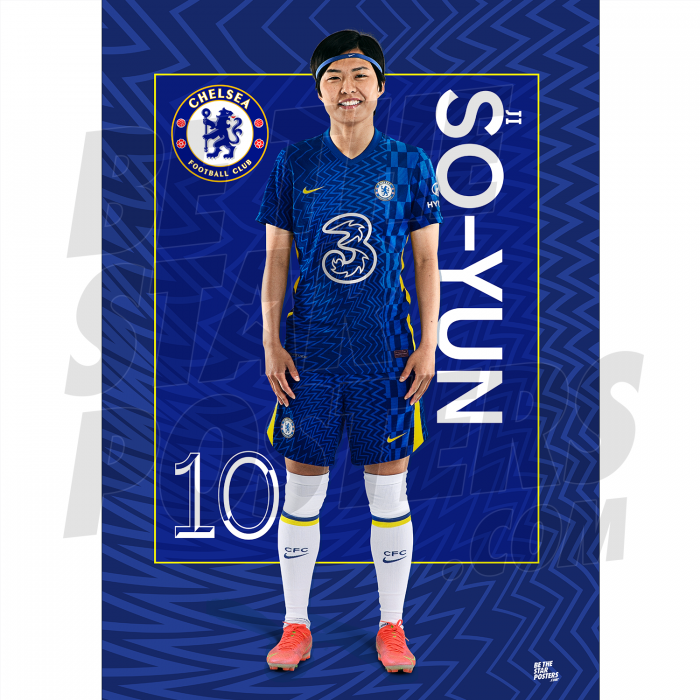 So-Yun Chelsea FC Headshot Poster A4 21/22