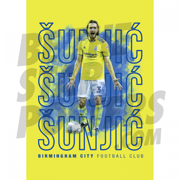 Sunjic Birmingham City A2 Poster 19/20