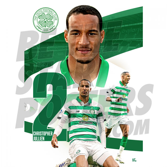 Celtic FC A3 Jullien 19/20 Player Poster