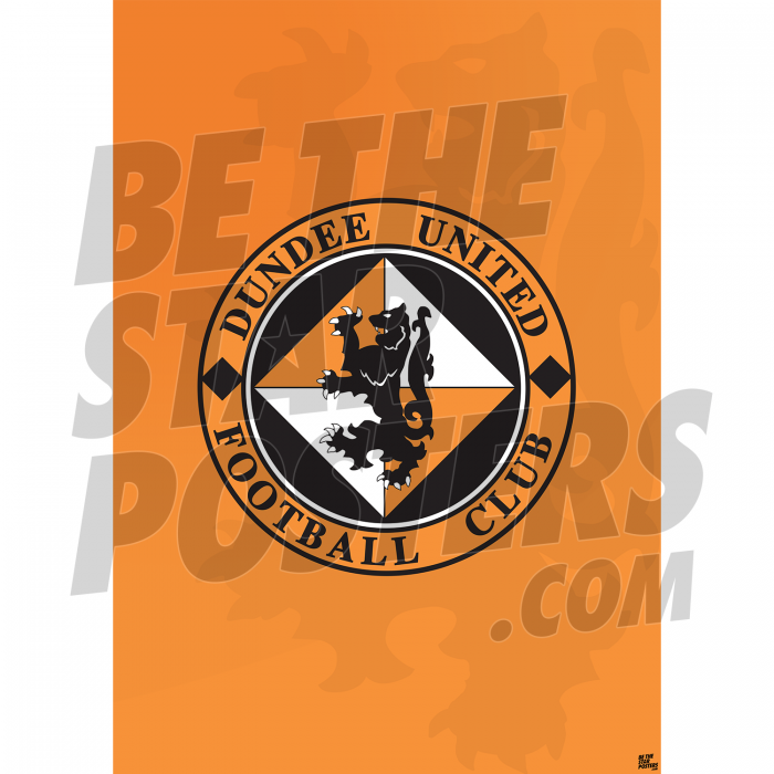 Dundee United Badge A3 Poster 19/20
