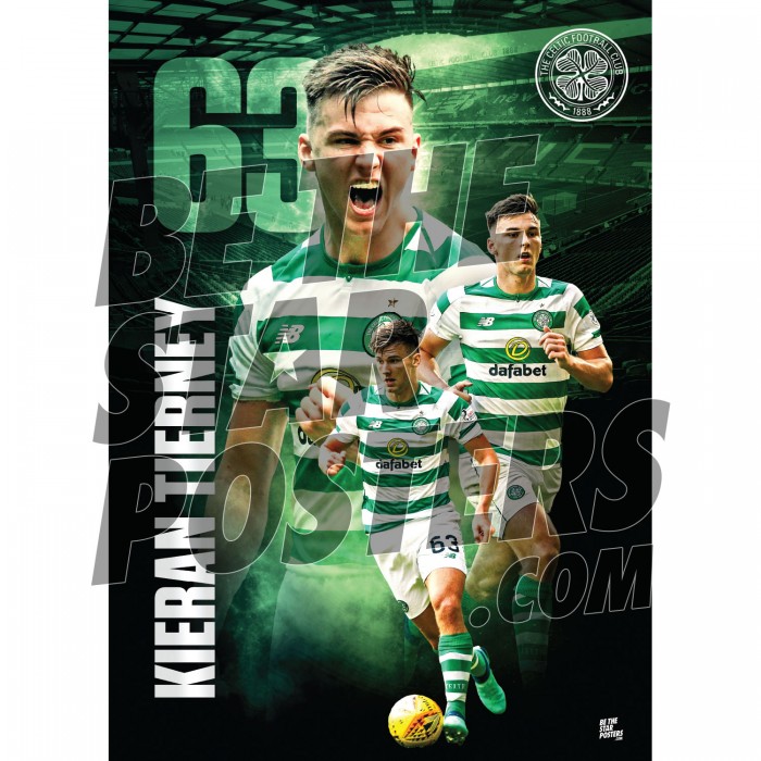 Celtic FC A3 Tierney 18/19 Player Poster - Official Licensed A3 Poster