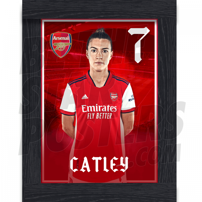Catley Arsenal FC Framed Headshot Poster A4 21/22