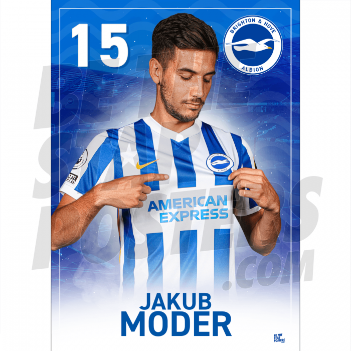 Moder BHAFC Headshot Poster A3 21/22