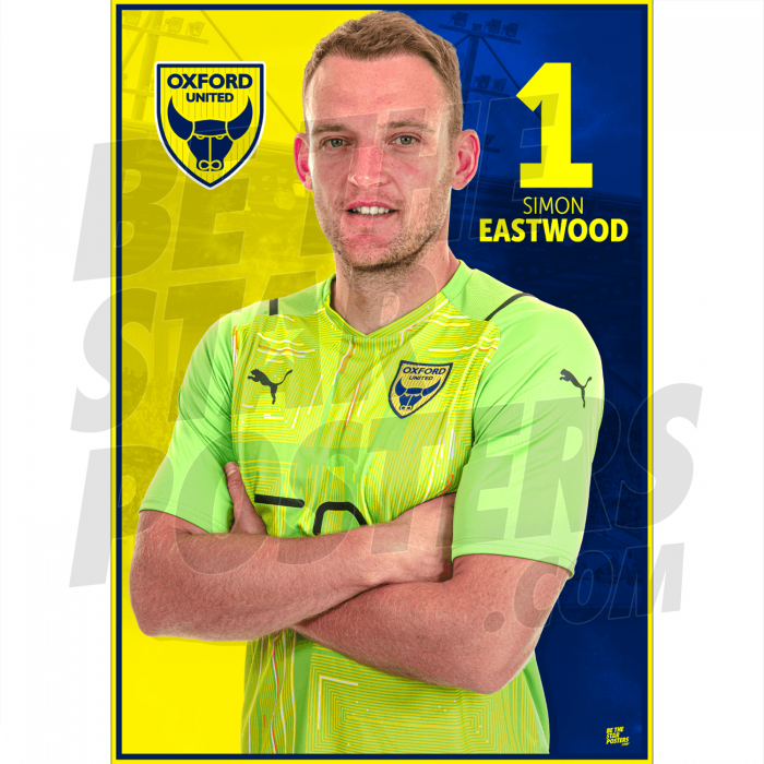 Eastwood Oxford United Headshot Poster A4 21/22