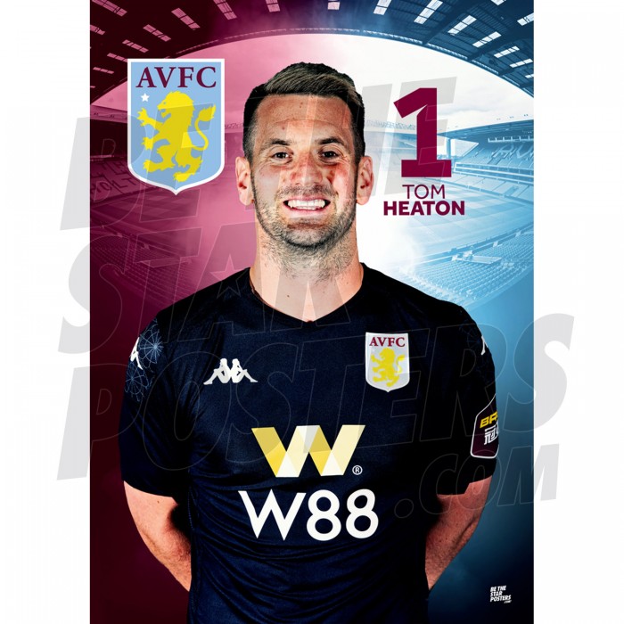 Aston Villa Heaton A3 19/20 Poster