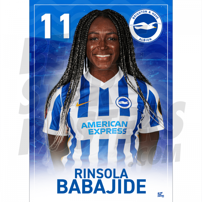 Babajide BHAFC Headshot Poster A4 21/22