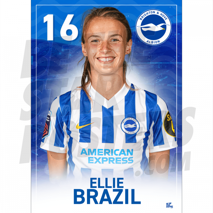 Brazil BHAFC Headshot Poster A3 21/22