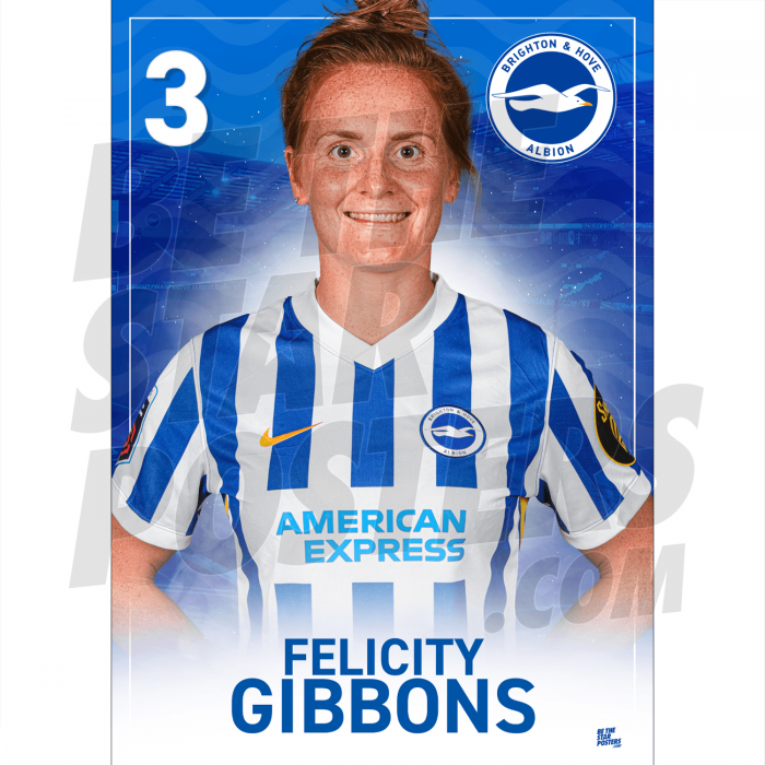 Gibbons BHAFC Headshot Poster A3 21/22