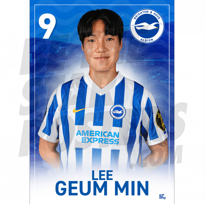 Guem Min BHAFC Headshot Poster A3 21/22