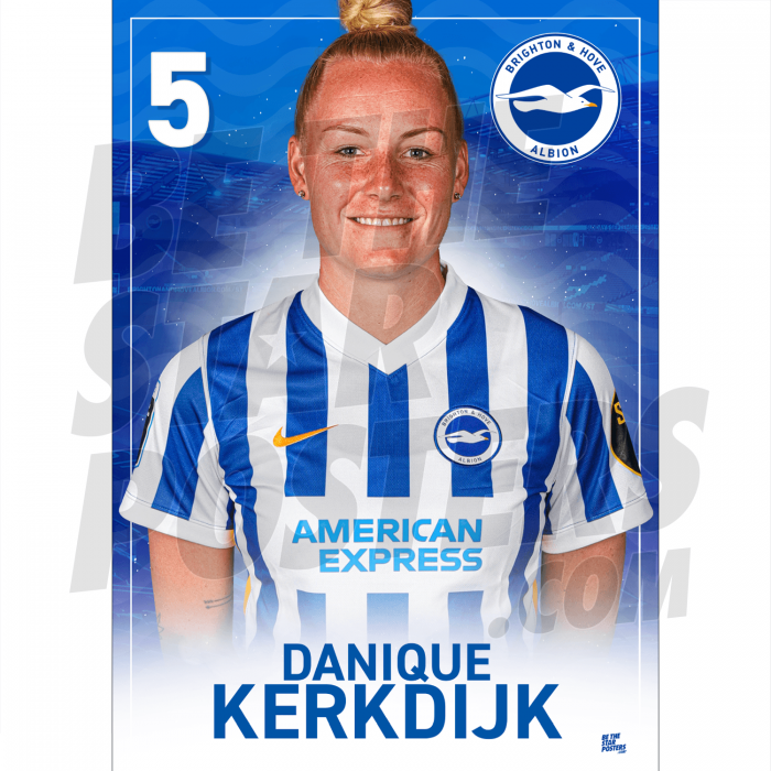 Kerkdijk BHAFC Headshot Poster A3 21/22