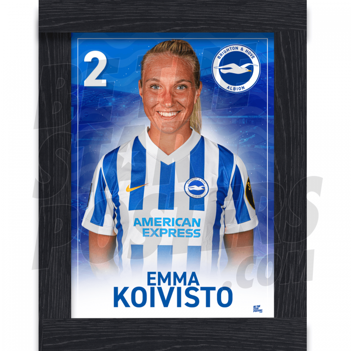 Koivisto BHAFC Framed Headshot Poster A4 21/22