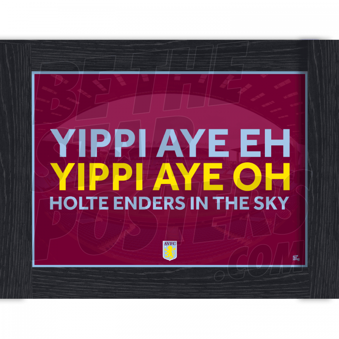 Aston Villa FC HEITS Framed A3 Poster