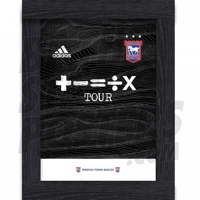 Ipswich Away Keeper Shirt Framed Poster A4 21/22