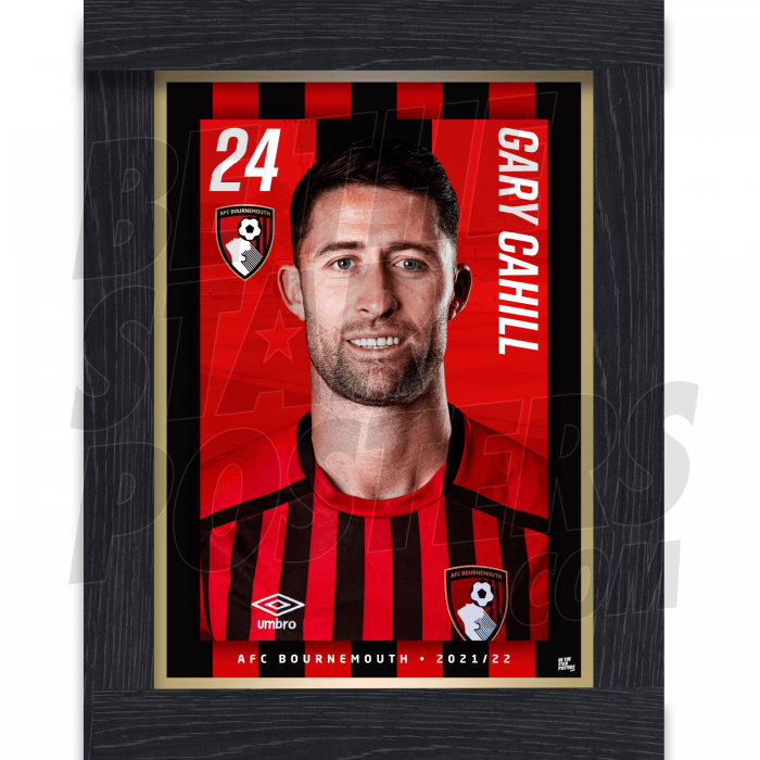 Cahill Bournemouth Framed Headshot A4 21/22