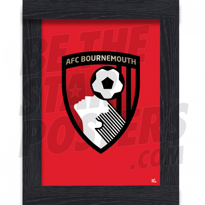 AFC Bournemouth Crest Framed A3 Poster