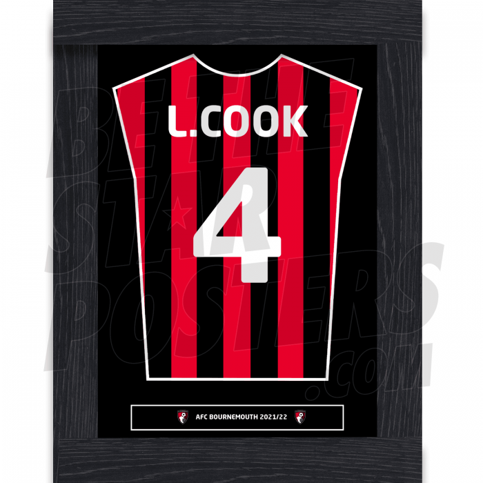 L.Cook Bournemouth Home Framed Shirt A4 21/22