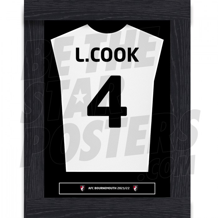 L.Cook Bournemouth Away Framed Shirt A4 21/22