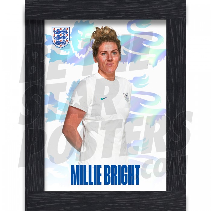 Bright Lionesses Framed Headshot Poster A4