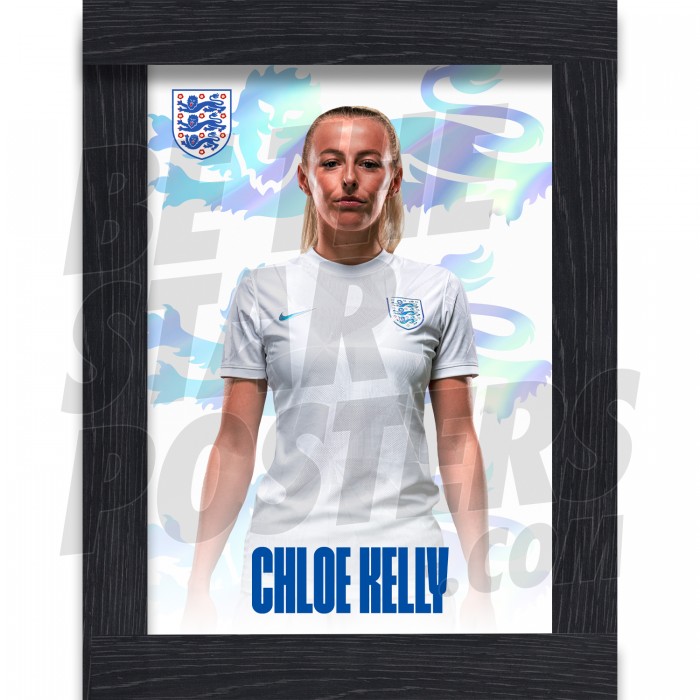 Kelly Lionesses Framed Headshot Poster A4