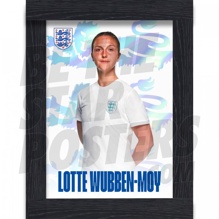 Wubben-Moy Lionesses Framed Headshot Poster A3