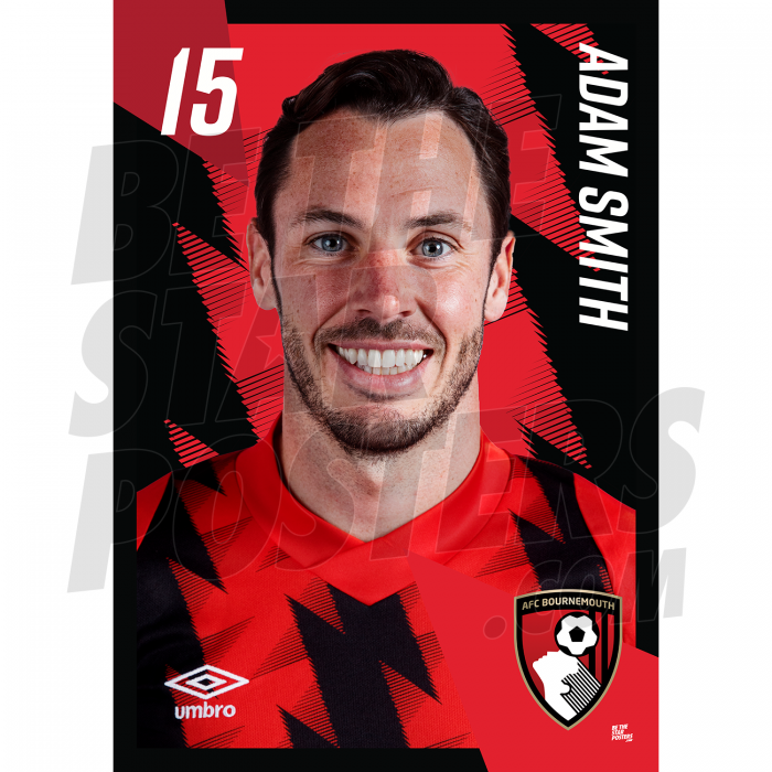 Smith Bournemouth Headshot Poster A4 22/23
