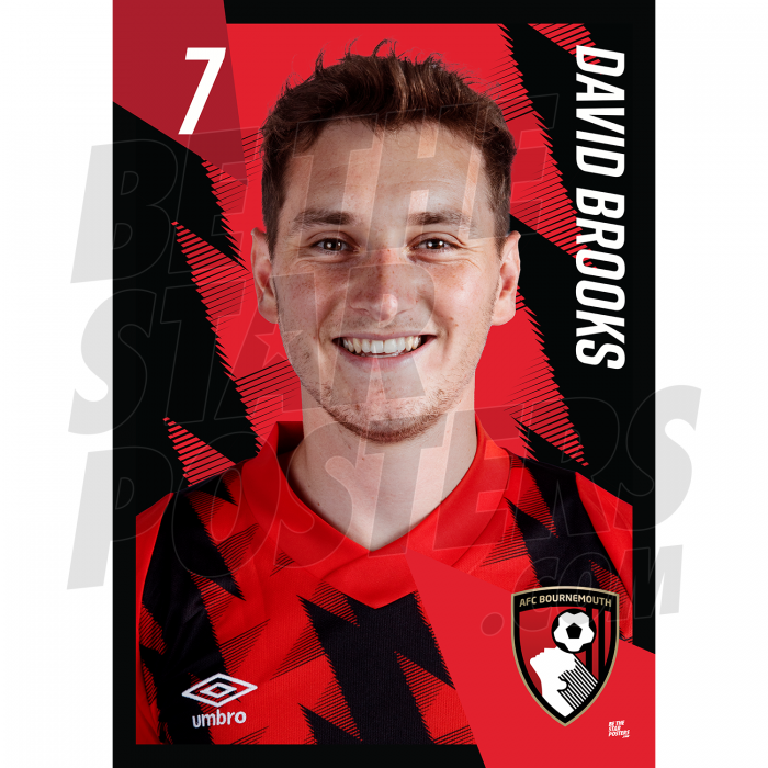 Brooks Bournemouth Headshot Poster A3 22/23