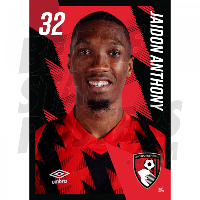 Anthony Bournemouth Headshot Poster A4 22/23