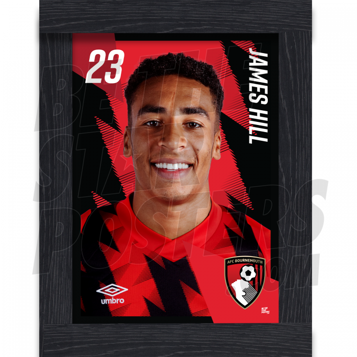 Hill Bournemouth Framed Headshot A4 22/23