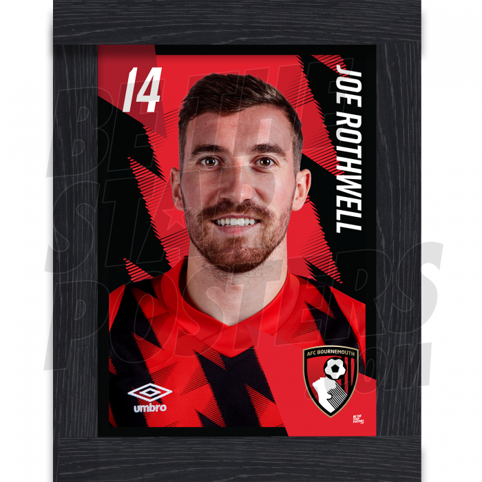 Rothwell Bournemouth Framed Headshot A3 22/23