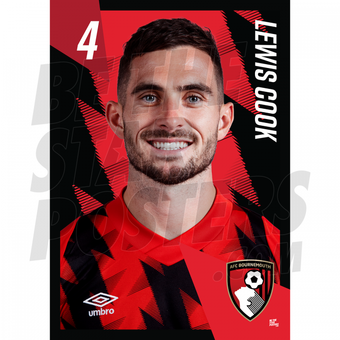 Cook Bournemouth Headshot Poster A4 22/23