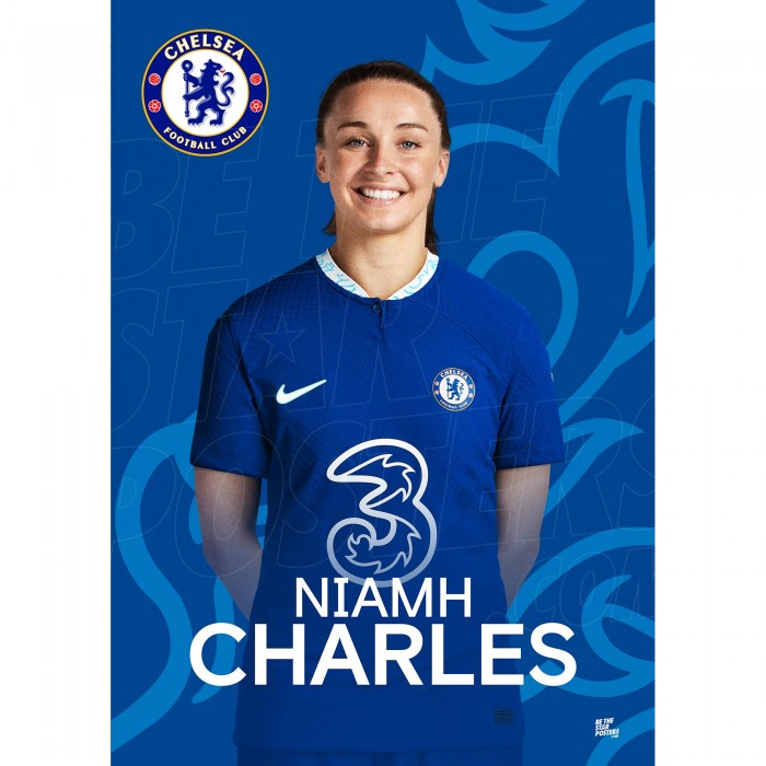 Charles Chelsea FC Headshot Poster A4 22/23