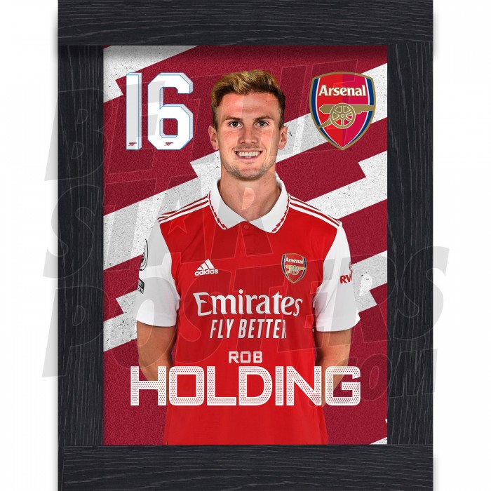 Holding Arsenal Framed Headshot Poster A4 22/23