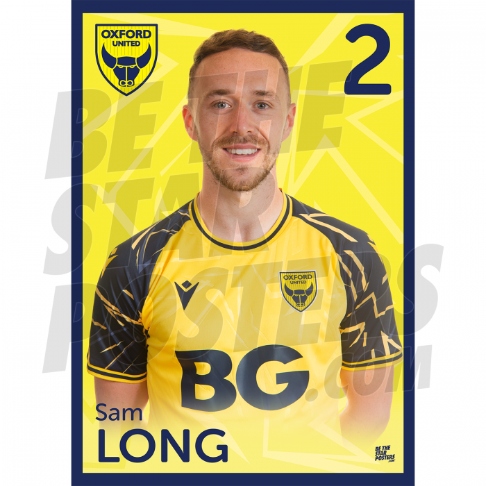 Long Oxford Headshot Poster A3 22/23