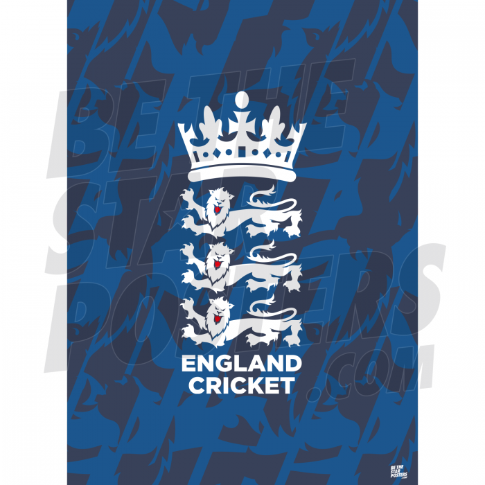 England Cricket Graphic 1 Poster