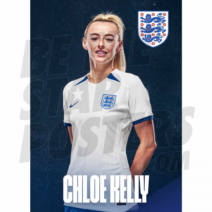 Chloe Kelly 23/24 Lionesses Headshot Poster