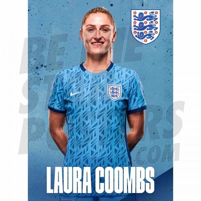 Laura Coombs Away Lionesses Headshot Poster