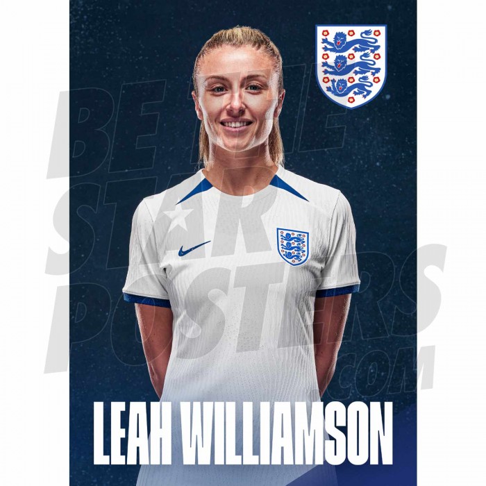 Leah Williamson 23/24 Lionesses Headshot Poster