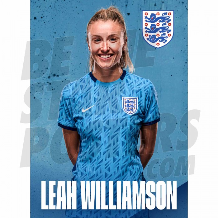 L. Williamson 23/24 Away Lionesses Headshot Poster