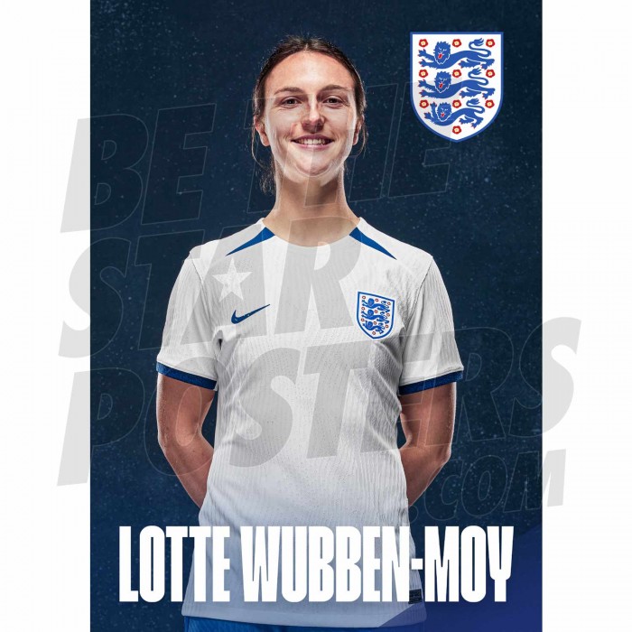 Lotte Wubben-Moy 23/24 Lionesses Headshot Poster