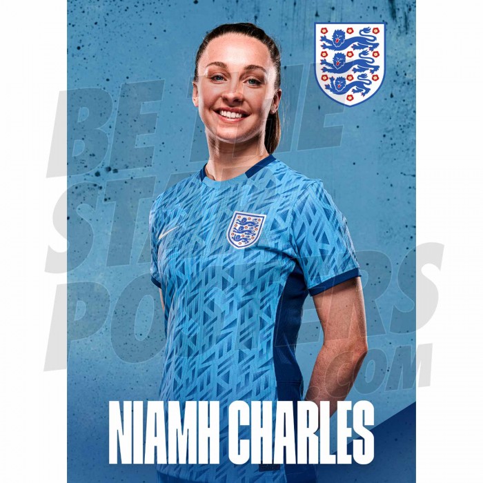 Niamh Charles 23/24 Away Lionesses Headshot Poster