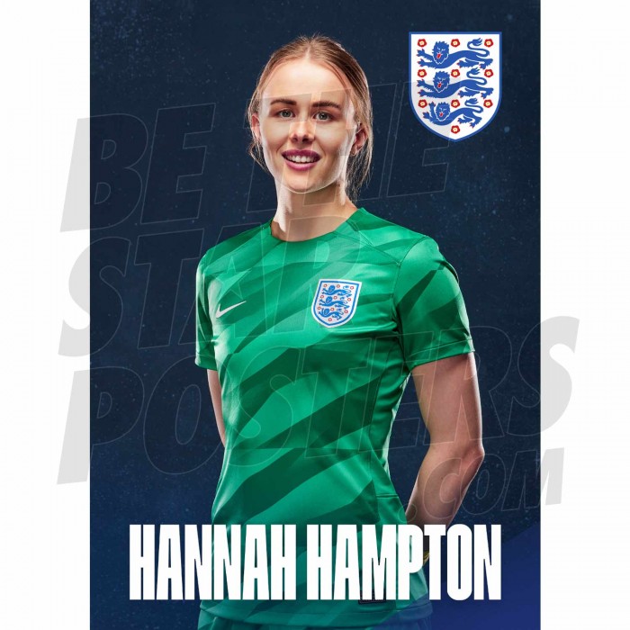 Lionesses Hampton Home 23/24 Headshot Poster