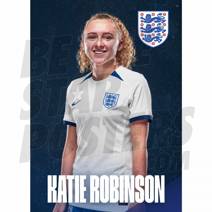 Katie Robinson 23/24 Lionesses Headshot Poster