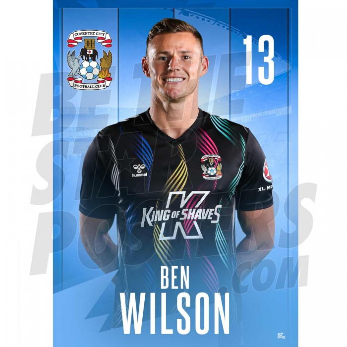 Coventry City FC Wilson 23/24 Headshot Poster