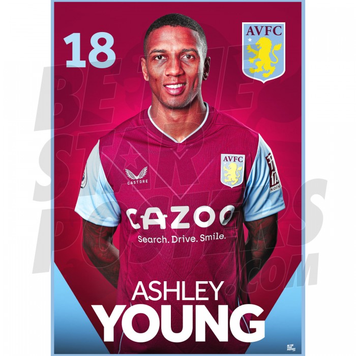 Aston Villa FC Young 22/23 Headshot Poster
