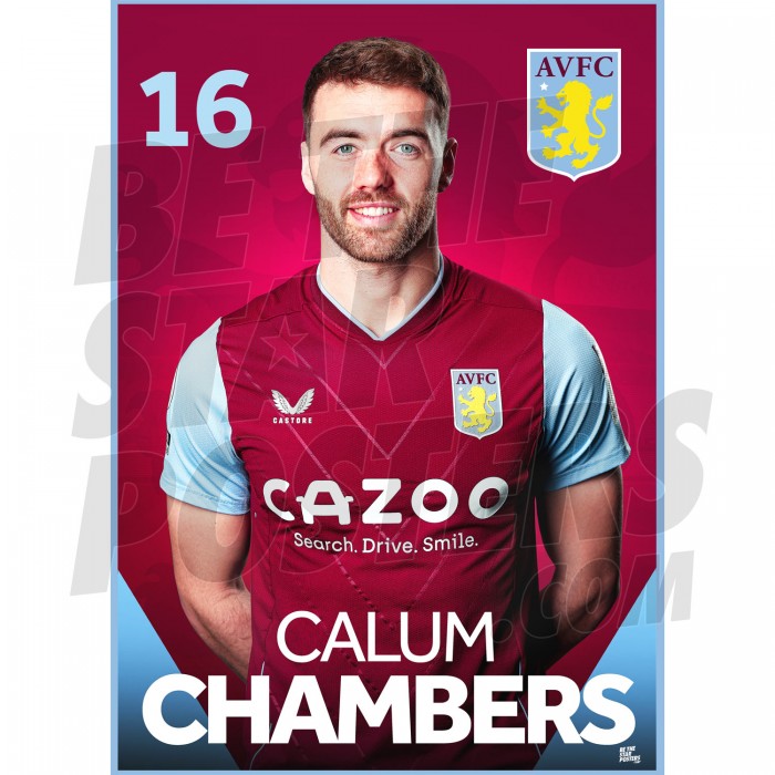 Aston Villa FC Chambers 22/23 Headshot Poster